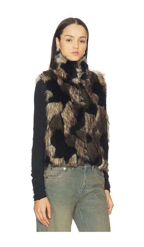Tribeca Vest in Beige. - size L (also in M) - Adrienne Landau - Modalova