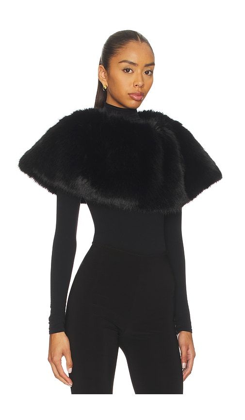 Luna Shawl in Black. - size M-L (also in XS-S) - Adrienne Landau - Modalova