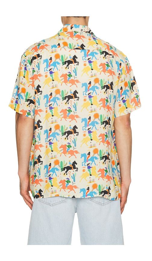 Cowboy x Simmon Said Camp Collar Shirt in Eco White in White. - size L (also in S) - Arrels Barcelona - Modalova