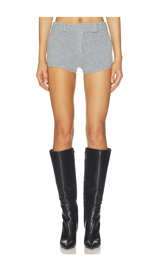 Cashmere Mini Short in Grey. - size S (also in M) - AEXAE - Modalova