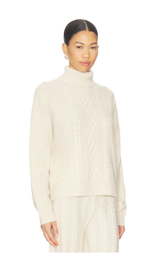 Cashmere Knit Roll Neck Jumper in Beige. - size L (also in M, S, XS, XXS) - AEXAE - Modalova
