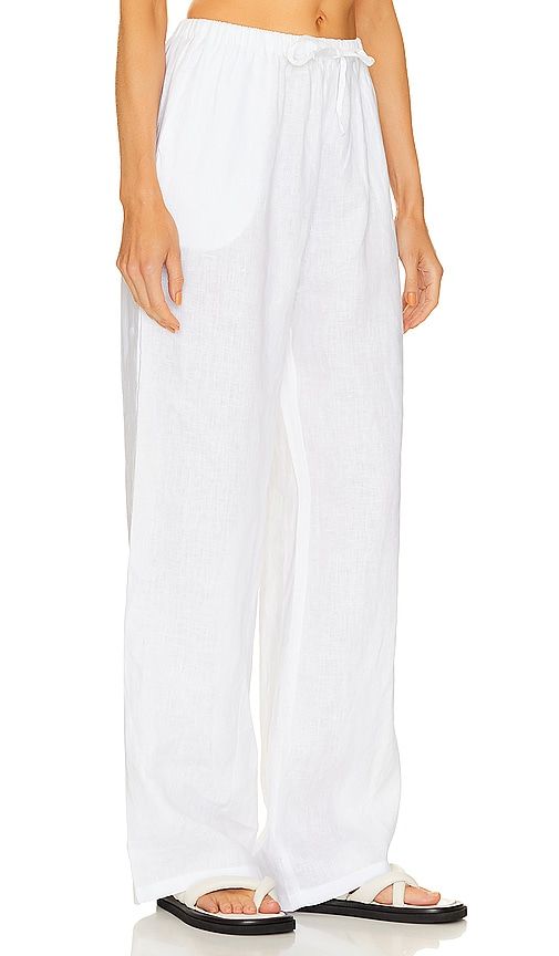 Linen Drawstring Trouser in . - size M (also in S, XS) - AEXAE - Modalova