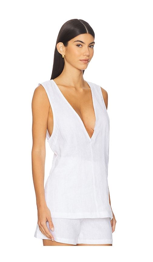Linen V Neck Top in . - size M (also in XS) - AEXAE - Modalova