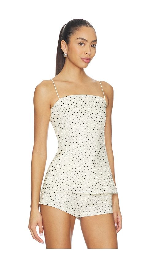 X REVOLVE Linen Strap Top in White. - size L (also in M, S, XS) - AEXAE - Modalova