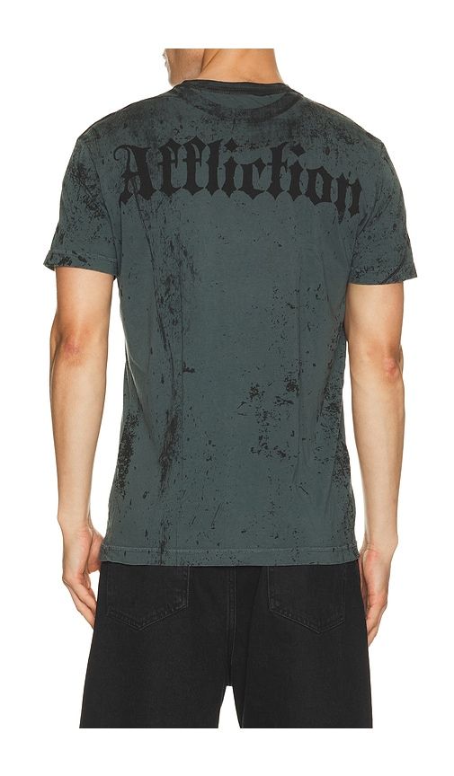 Bleak Moon Short Sleeve Tee in Grey. - size L (also in M, S, XL/1X) - Affliction - Modalova