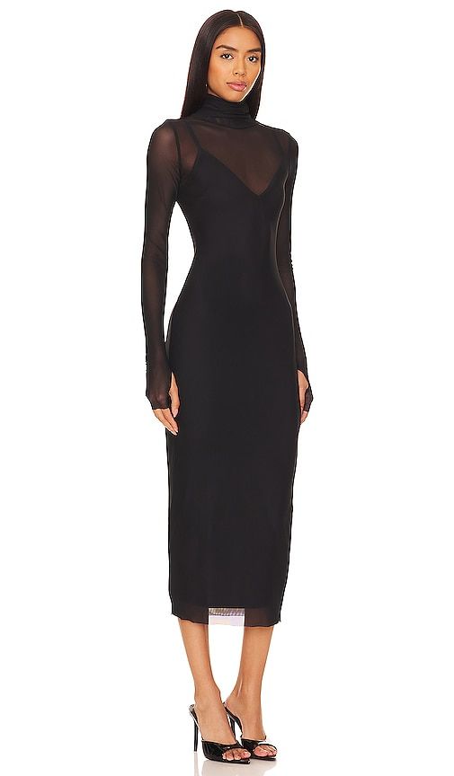 Shailene Dress in Black. - size 1X (also in L, M, S, XXL) - AFRM - Modalova