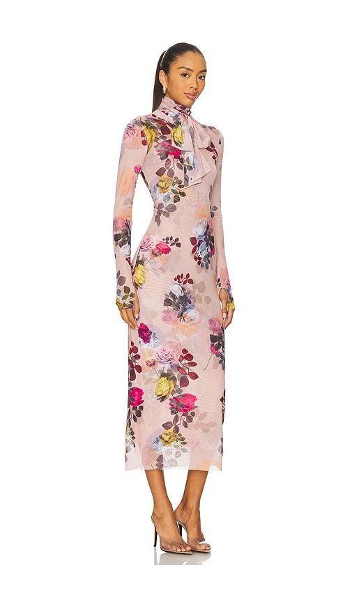 Bryony Midi Dress in Pink. - size L (also in M, S, XS) - AFRM - Modalova