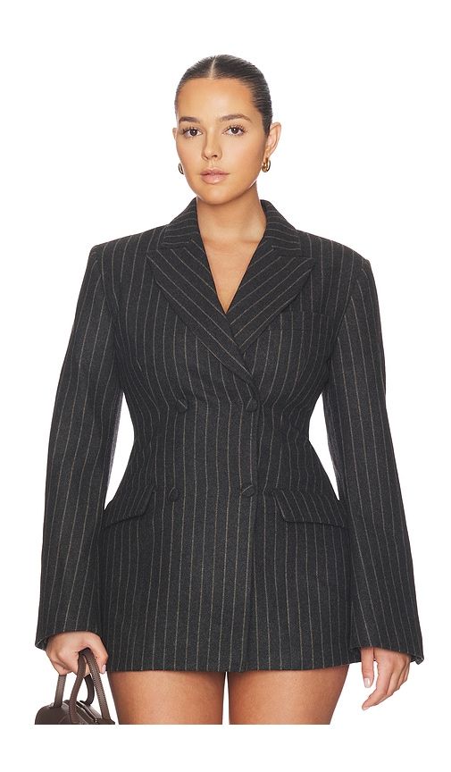 Jemima Blazer in Grey. - size M (also in S) - AFRM - Modalova