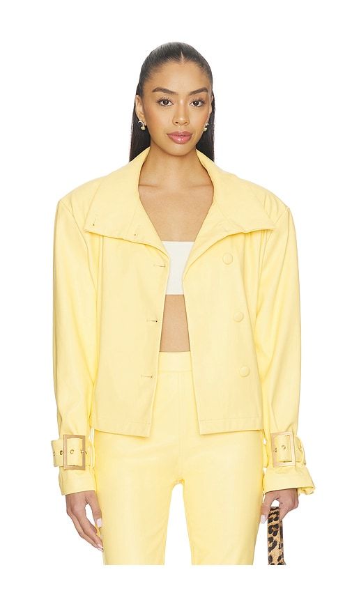 Scarlette Jacket in Lemon. - size L (also in M, S, XS, XXL) - AFRM - Modalova