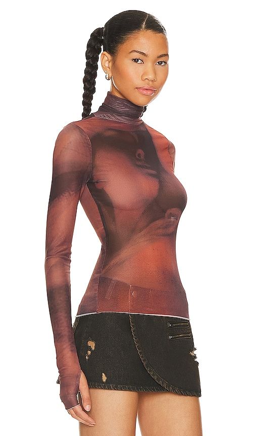 Zadie Top in Rust. - size 2X (also in 3X, M, S, XL, XS, XXL, XXS) - AFRM - Modalova