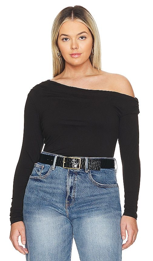 Bria Essential Top in Black. - size 1X (also in 2X, 3X, M, S, XS, XXS) - AFRM - Modalova