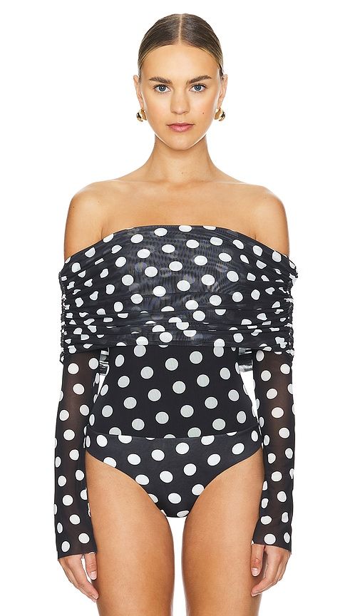 Maxine Bodysuit in Black. - size 3X (also in XS, XXS) - AFRM - Modalova