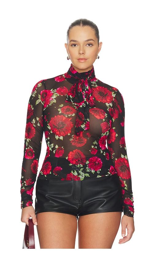 Julien Blouse in Black. - size S (also in XXS, XS, M, L, XL, 2X) - AFRM - Modalova