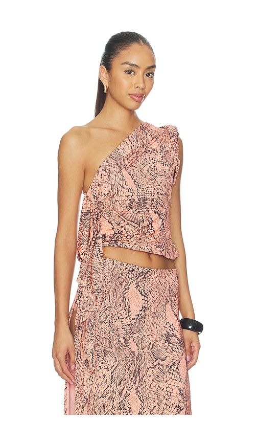 Earl Top in Peach. - size 1X (also in 2X, L, M, S, XL, XS, XXS) - AFRM - Modalova