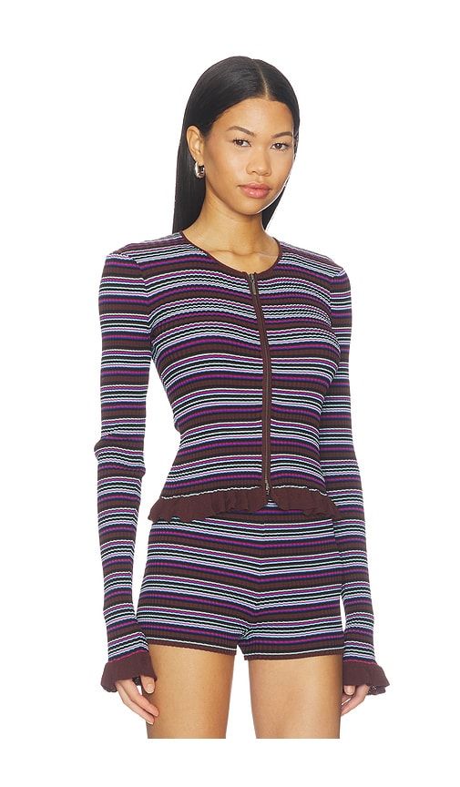 Addy Top in Chocolate. - size L (also in M, S, XS) - AFRM - Modalova