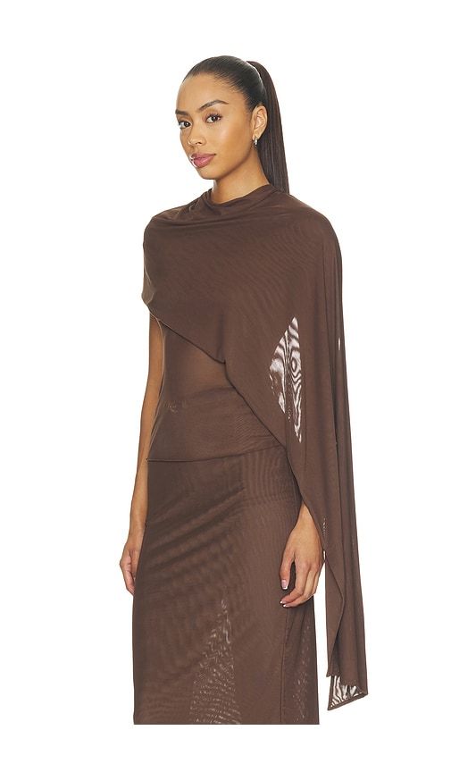 Fiona Top in Chocolate. - size 1X (also in L, M, S, XL, XXL) - AFRM - Modalova