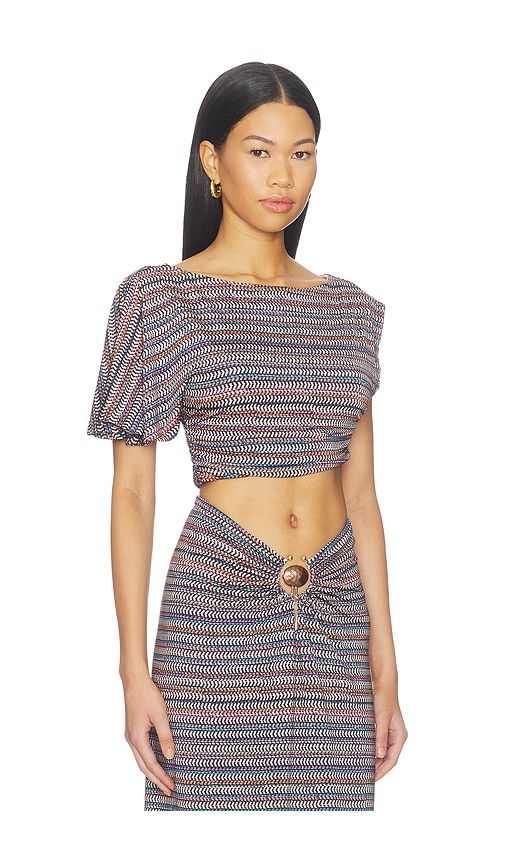 Perla Shiny Knit Top in Multi. - size L (also in M, S, XL, XS, XXL) - AFRM - Modalova