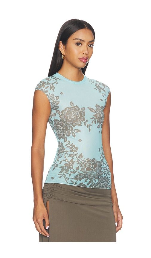 Nina Top in Teal. - size L (also in M, S, XL, XS, XXS) - AFRM - Modalova