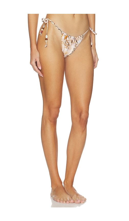 Cali Beaded Bikini Bottom in Beige,Orange. - size L (also in M, S, XL, XS) - AFRM - Modalova