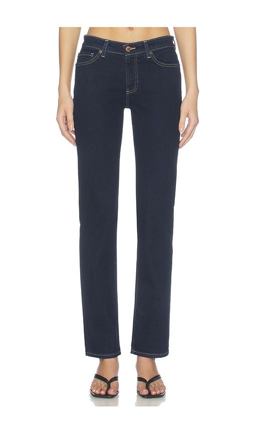 Sandra Straight Leg Jeans in Navy. - size 23 (also in 24, 26, 29, 30) - AG Jeans - Modalova