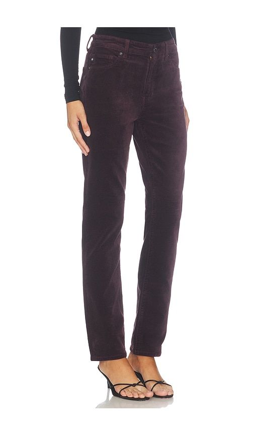 Mari Straight Leg Jeans in Wine. - size 23 (also in 24, 25, 26, 27) - AG Jeans - Modalova