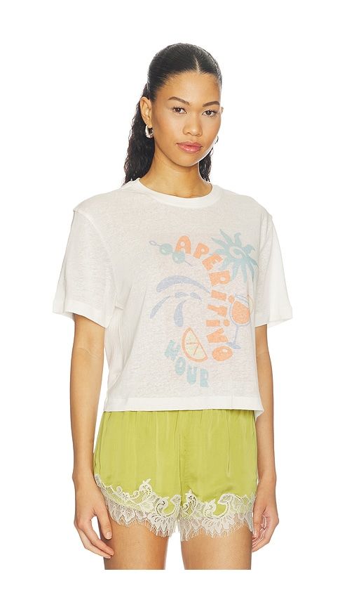 Charli Tee in White. - size M (also in S, XS) - AG Jeans - Modalova
