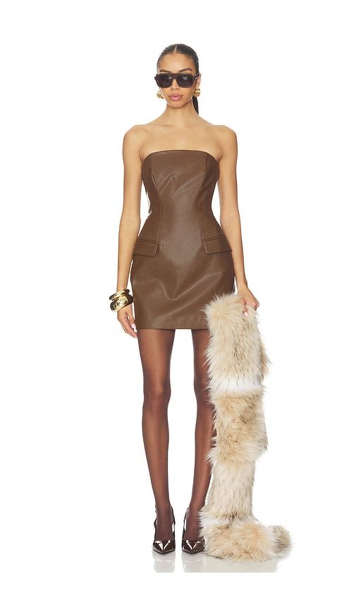 AKNVAS Faux Fur Cream Boa in Cream - AKNVAS - Modalova