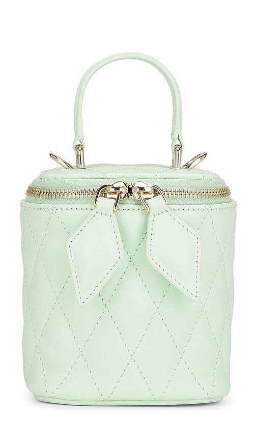X REVOLVE Luca Mini Quilted Bag in Green - AKNVAS - Modalova