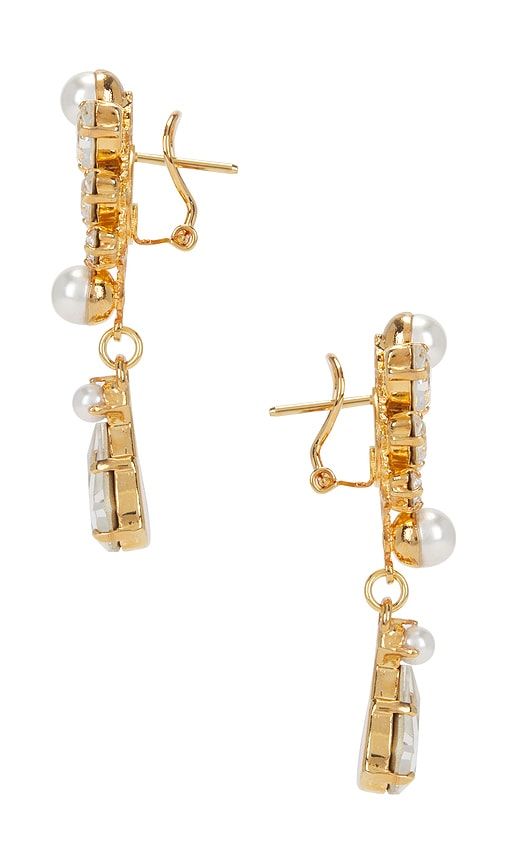 Drop Leaf Motif Earrings in - Anton Heunis - Modalova