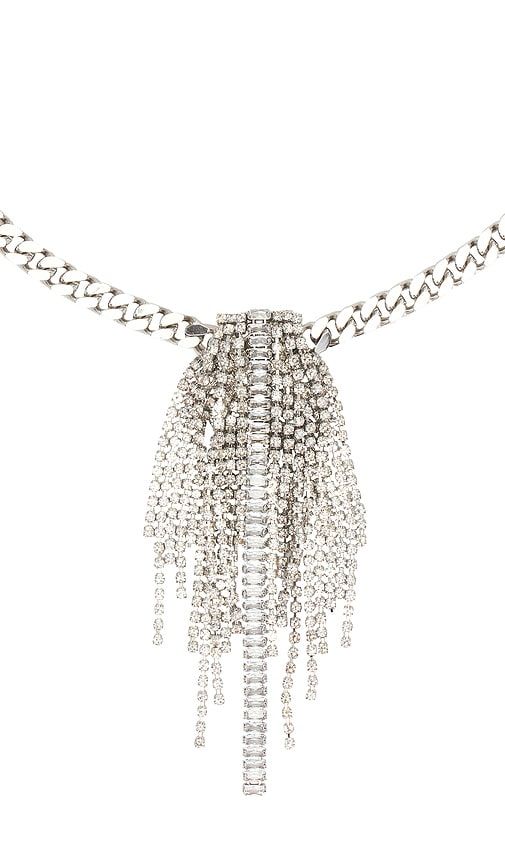 Short Chain With A Chandelier Brooch Necklace in Metallic - Anton Heunis - Modalova