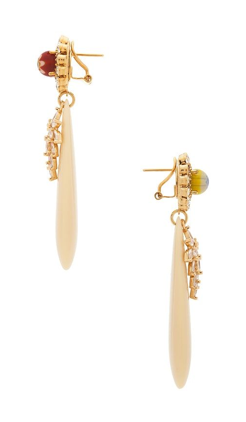 Drop Earrings in Metallic ,Cream - Anton Heunis - Modalova