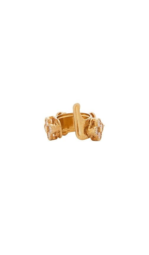 Floral Ear Cuff Earring in - Anton Heunis - Modalova
