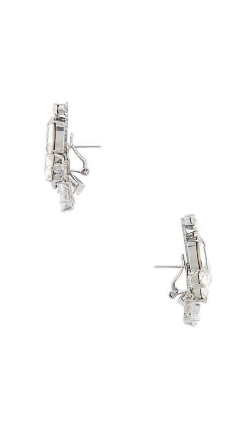 Omega Clasp Pixel & Tears Pendant Earrings in Metallic - Anton Heunis - Modalova