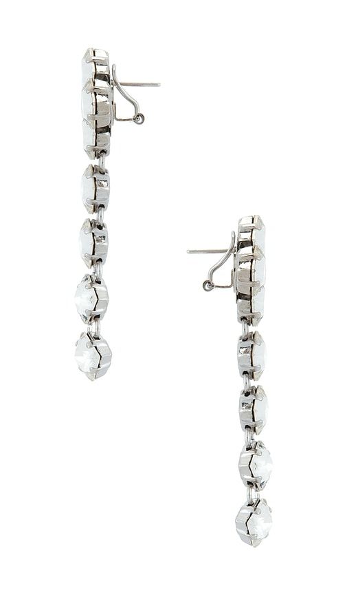 Omega Clasp Cascade Pixel Earrings in Metallic - Anton Heunis - Modalova