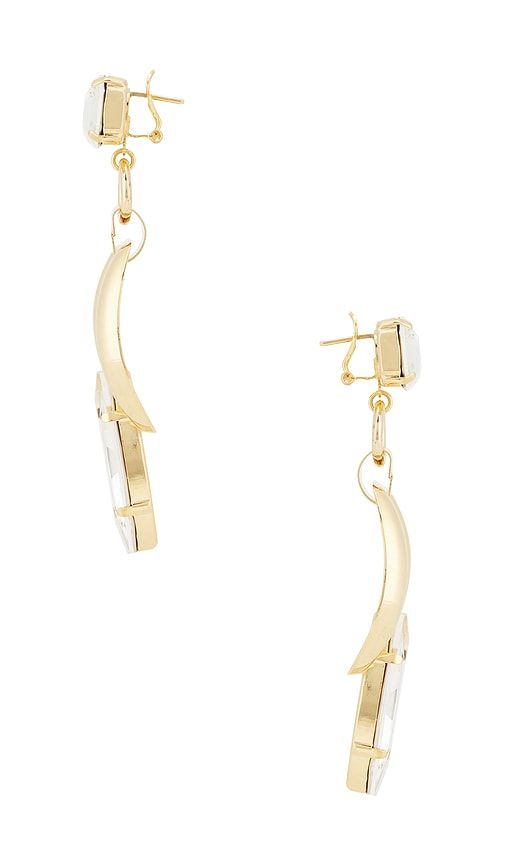Octagon Omega Clasp With Link in Metallic - Anton Heunis - Modalova
