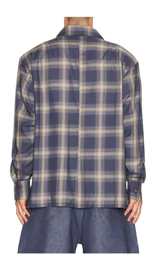 Plaid Flannel Shirt in Navy. - size M (also in XL/1X) - Art Community - Modalova