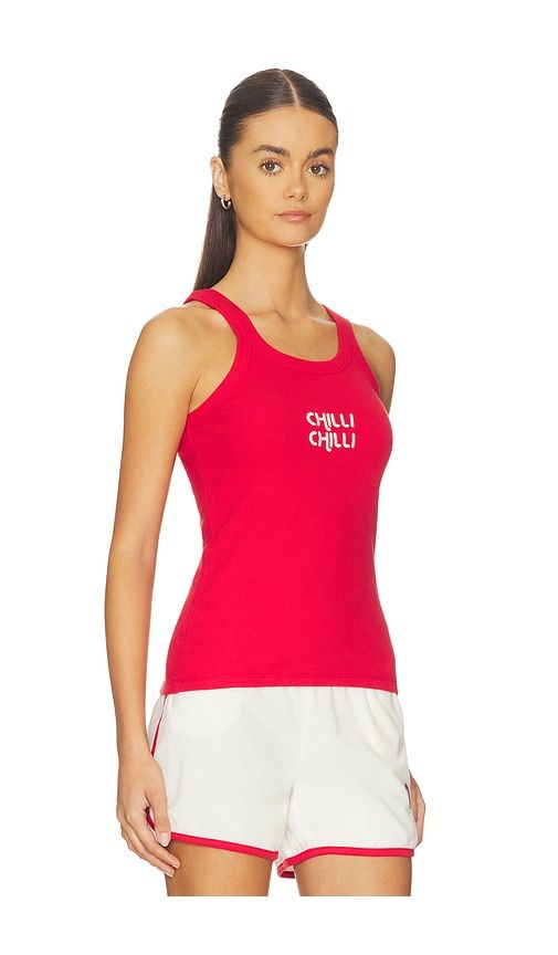 Chilli Knit Tank Top in Red. - size M (also in S, XL, XS) - Araminta James - Modalova
