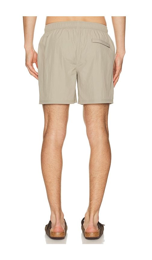 Solid Sebastian Swim Trunk in Grey. - size L (also in M, S, XL/1X) - AUTO-REPLY - Modalova