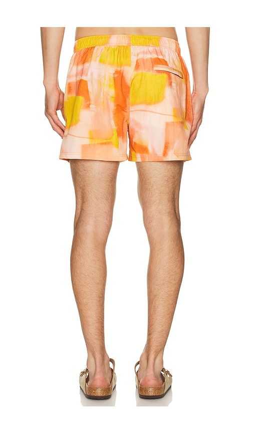 Printed Sebastian Swim Trunk in Orange. - size L (also in M, S, XL/1X) - AUTO-REPLY - Modalova