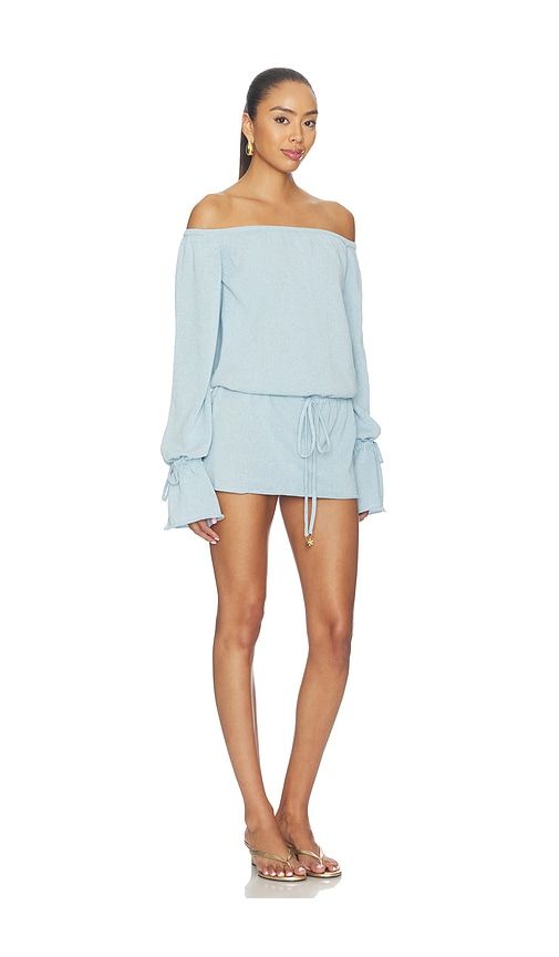 Margot Mini Dress in Blue. - size L (also in M, S, XL) - ASTA RESORT - Modalova