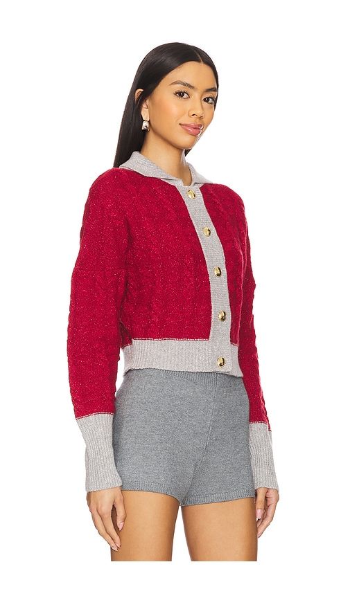 Bella Cardigan in Red. - size M (also in S) - ASTA RESORT - Modalova