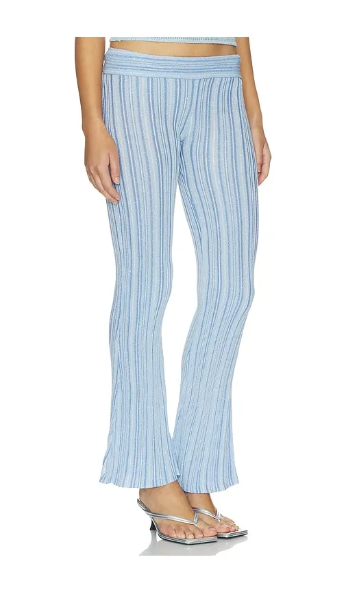 Maribel Pant in Blue. - size L (also in M, S, XL, XS) - ASTA RESORT - Modalova