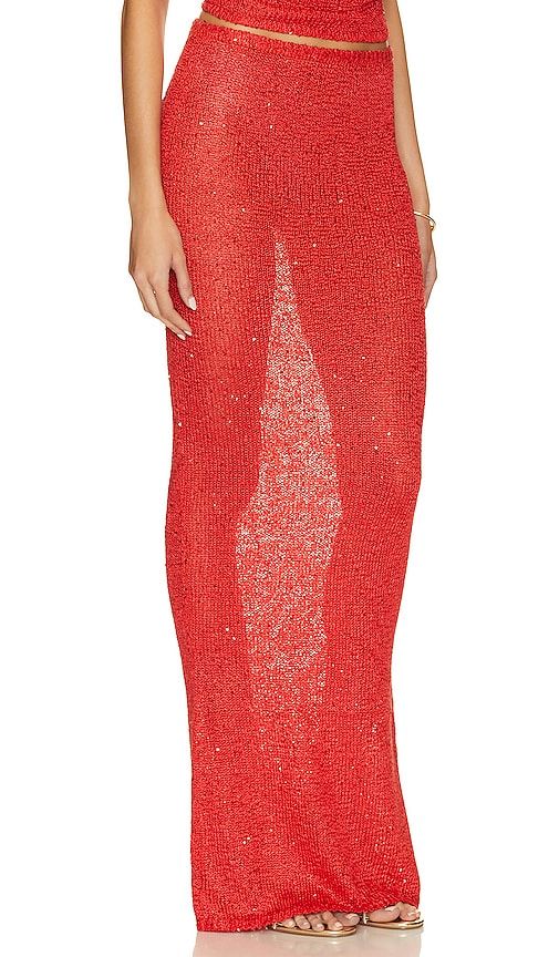 Carolina Skirt in Red. - size L (also in M, S, XL) - ASTA RESORT - Modalova