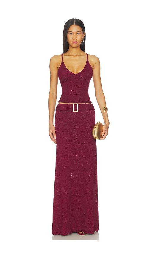 Alma Belted Skirt in . Size M. Also in S, XS - ASTA RESORT - Modalova