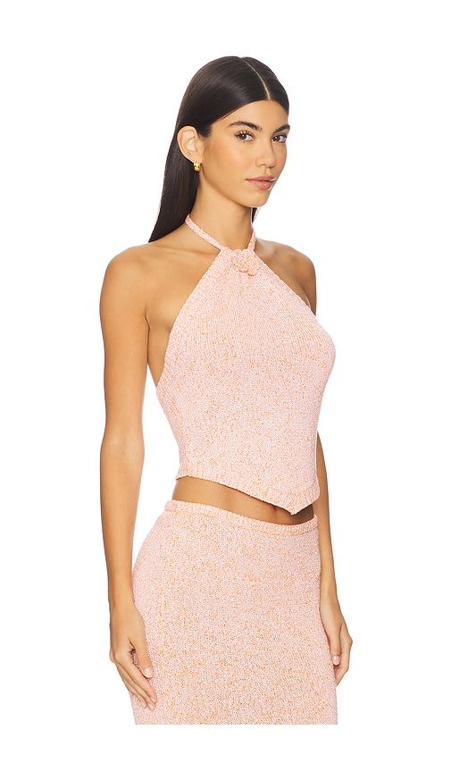 Teresa Scarf Top in Peach. - size L (also in M, S, XL, XS) - ASTA RESORT - Modalova