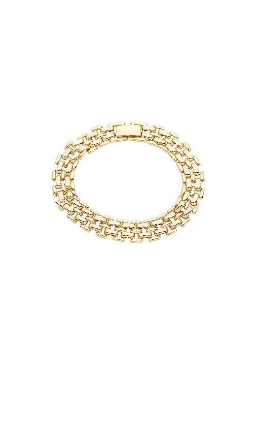 Watch Link Bracelet in Metallic Gold - Alexa Leigh - Modalova