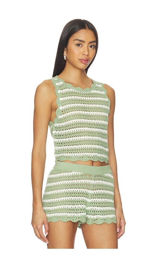 Ciara Cropped Pointelle Pullover in ,White. - size L (also in M, S, XL, XS) - Alice + Olivia - Modalova