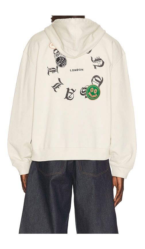 Patcher Zip Through Hoodie in White. - size L (also in M, S, XL/1X) - ALLSAINTS - Modalova