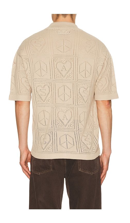 Arktx Short Sleeve Cardigan in Brown. - size L (also in M, S, XL/1X) - ALLSAINTS - Modalova