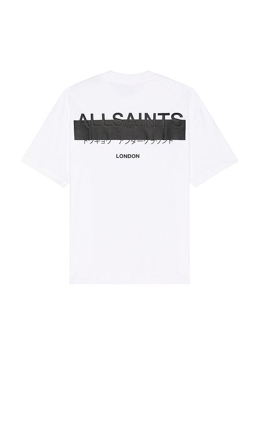 Redact Short Sleeve Crew in White. - size L (also in M, S, XL/1X) - ALLSAINTS - Modalova